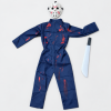 Véres Halloween horror szerelőoverall választható Jason- vagy Michael Myers-jellegű maszkkal FELNŐTT és GYEREK méretben Véres Halloween horror szerelőoverall választható Jason- vagy Michael Myers-jellegű maszkkal FELNŐTT és GYEREK méretben