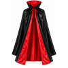 Halloween köpeny – fekete, kifordítható fekete-piros vagy vámpírköpeny – 80/120/140 cm FELNŐTT és GYEREK méretek Halloween köpeny – fekete, kifordítható fekete-piros vagy vámpírköpeny – 80/120/140 cm FELNŐTT és GYEREK méretek