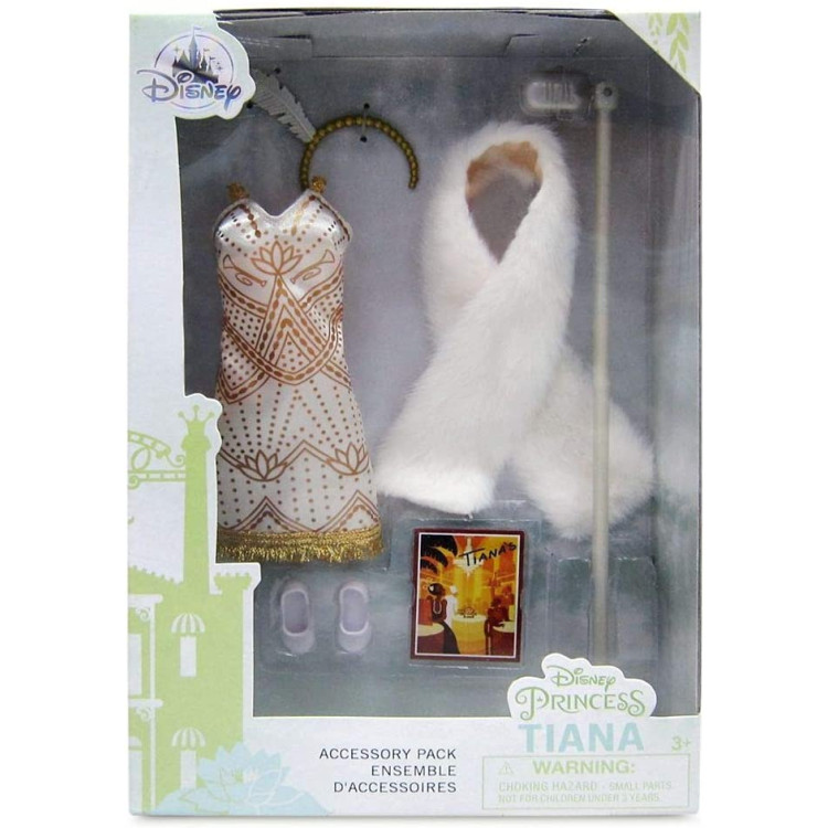 Disney A hercegnő és a béka Tiana baba ruha ,kiegészítő Disney A hercegnő és a béka Tiana baba ruha ,kiegészítő