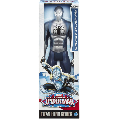 Marvel Ultimate Pókember Titan Hero Series páncélozott pókember figura 30 cm