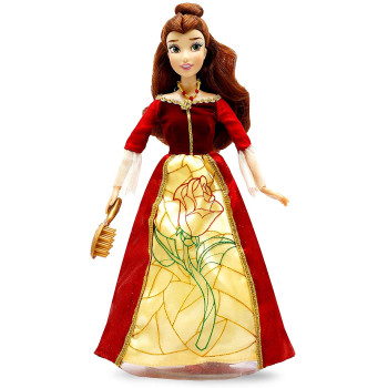 Belle prémium baba világító ruhával Disney hercegnő Szépség és a szörnyeteg