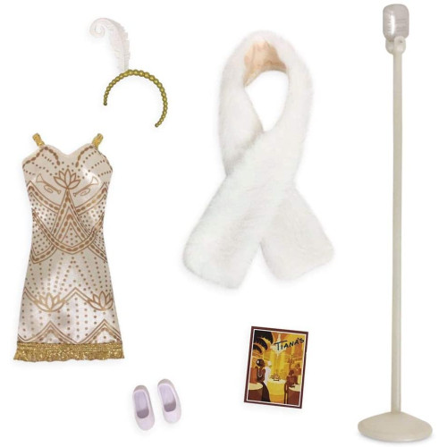 Disney  A hercegnő és a béka Tiana baba ruha ,kiegészítő