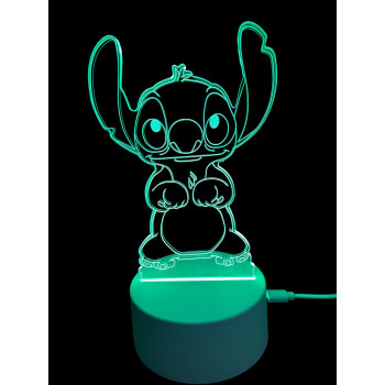 Lilo és Stitch - STITCH 3D Lámpa LED-világítás