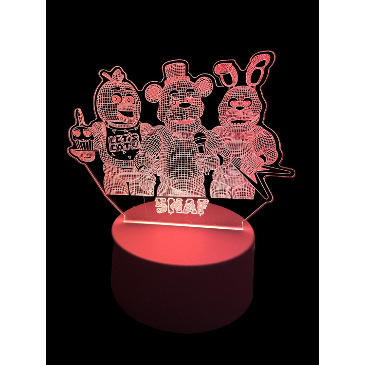 Five Night At Freddy's  5NAF- 3D Lámpa LED-világítás