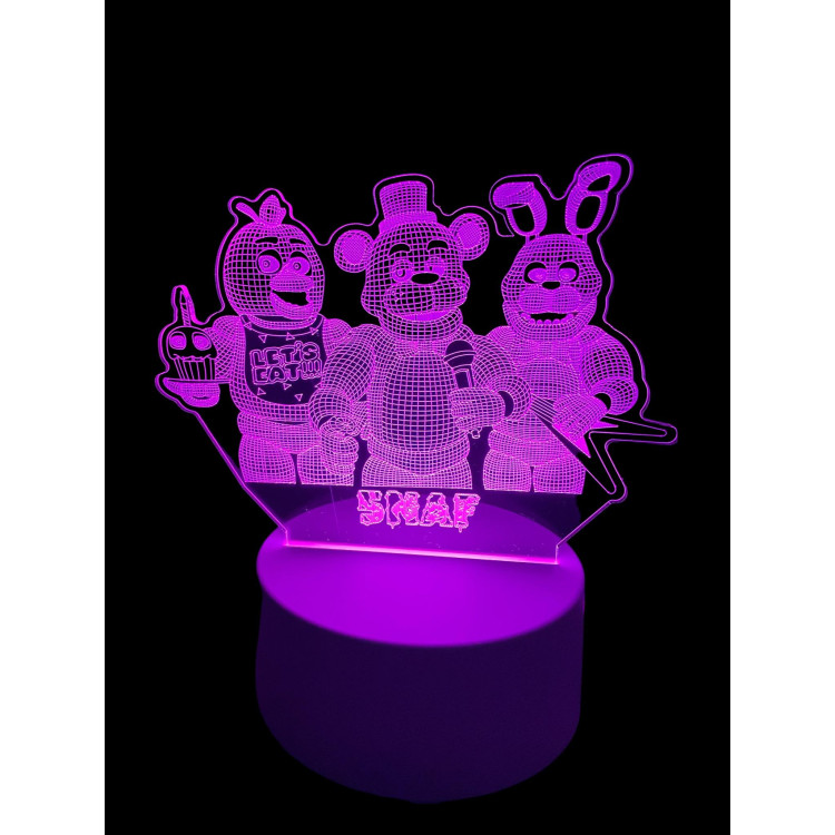 Five Night At Freddy's  5NAF- 3D Lámpa LED-világítás