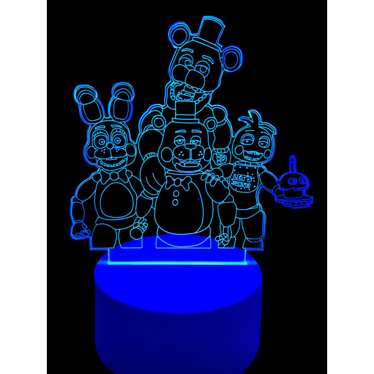 Five Night At Freddy's - 3D Lámpa LED-világítás