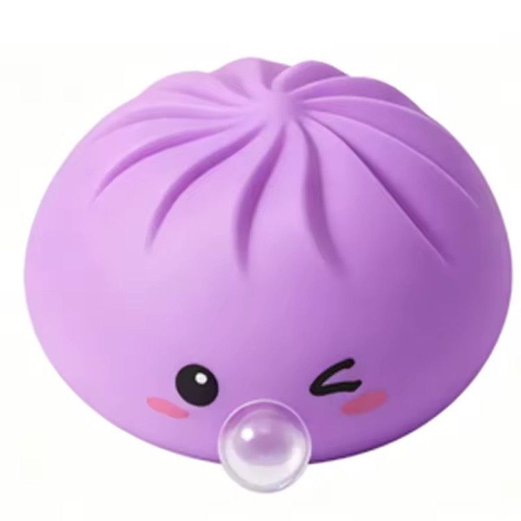 Dumpling Squishy – Buborék fújó Puha nyomkodható stresszoldó gőzgombóc