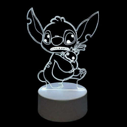 Lilo és Stitch - Sititch & Scrump 3D Lámpa LED-világítás