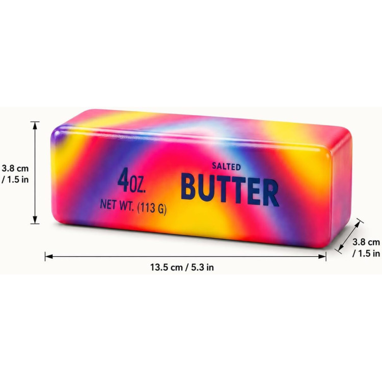 Butter Squishy – Puha nyomkodható stresszoldó Dumpling Vaj formájú játék Natúr Szivárvány Rózsaszín Butter Squishy – Puha nyomkodható stresszoldó Dumpling Vaj formájú játék Natúr Szivárvány Rózsaszín