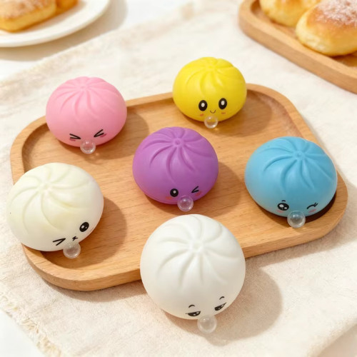 Dumpling Squishy – Buborék fújó Puha nyomkodható stresszoldó gőzgombóc