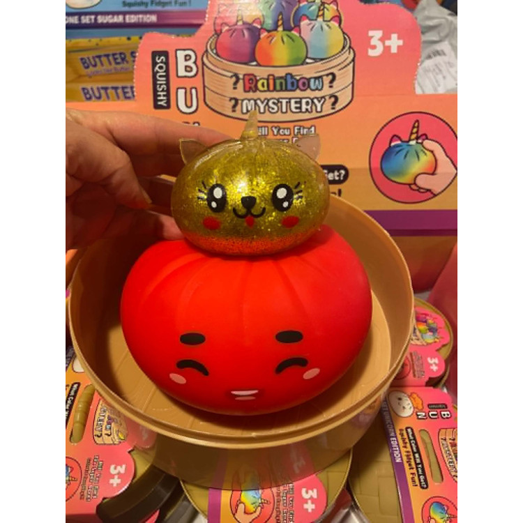 Óriás Dumpling Squishy – Puha nyomkodható stresszoldó gőzgombóc