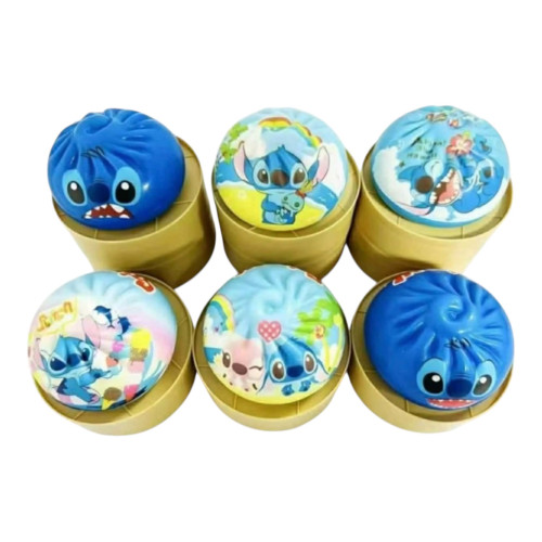 Dumpling Squishy – Puha nyomkodható stresszoldó gőzgombóc LILO és STITCH