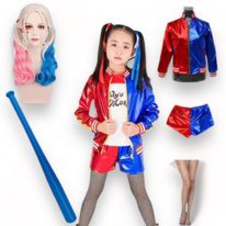 Harley Quinn Jelmez Szett Kiegészítőkkel Harley Quinn Jelmez Szett Kiegészítőkkel