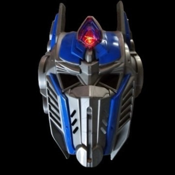 Transformers Optimus maszk álarc LED világítással