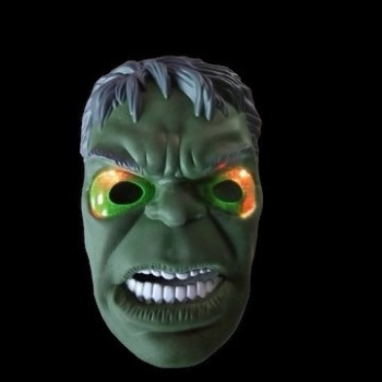 Hulk maszk álarc LED világítással 