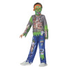 Zombi gamer Halloween jelmez gyerekeknek maszkkal – 10–12 év, 145–158 cm