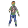 Zombi gamer Halloween jelmez gyerekeknek maszkkal – 10–12 év, 145–158 cm