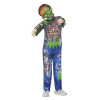 Zombi gamer Halloween jelmez gyerekeknek maszkkal – 10–12 év, 145–158 cm