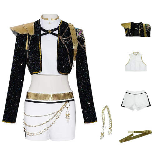 K-Pop:Démonvadászok Rumi Golden Fellépő Gyerek Jelmez