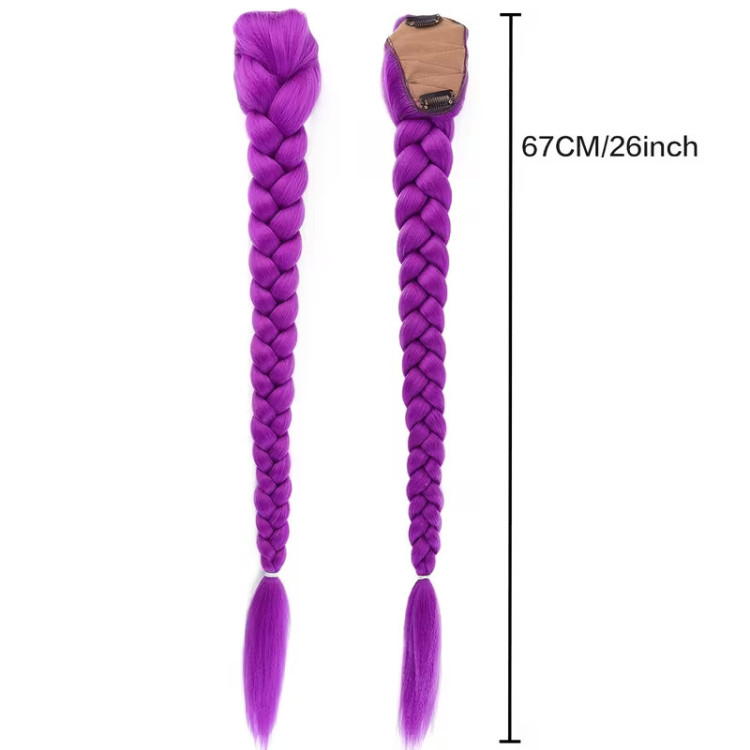 K-Pop Démonvadászok Rumi Hajfonat Lila Paróka