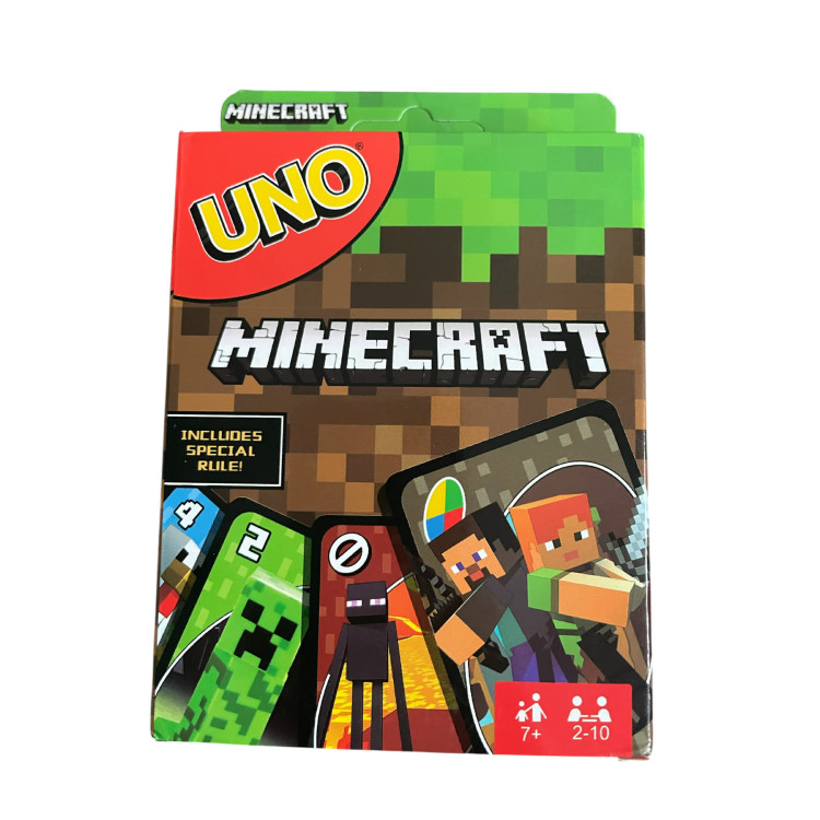 UNO Minecraft kártyajáték – különleges kiadás