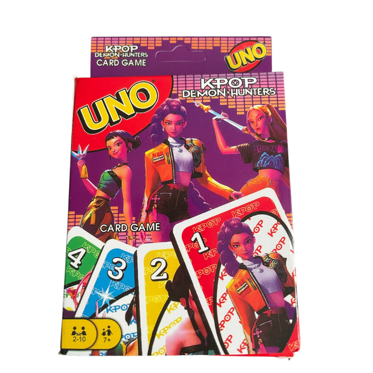 UNO K-POP Demon Hunters kártyajáték – limitált kiadás
