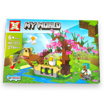 XS My World -Minecraft Lego jellegű Építőjáték - Tavasz