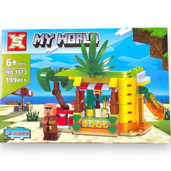 XS My World -Minecraft Lego jellegű Építőjáték - Nyár