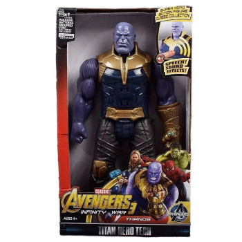 Thanos Marvel Avengers Bosszúállók figura 30 cm Hanggal és Fénnyel