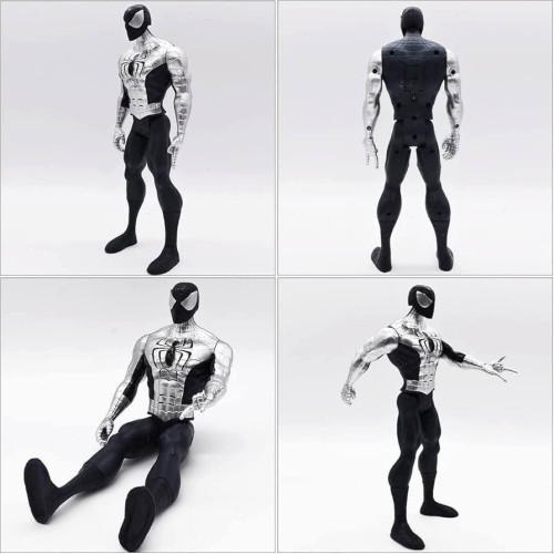 Ezüs Pókember Páncélozott Marvel Avengers Bosszúállók hanggal és fénnyel 30cm  