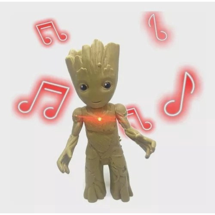 Groot Marvel Avengers Bosszúállók Figura Titan Hero Hanggal és Fénnyel