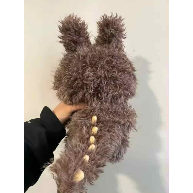 Zimomo Labubu Barna és Fehér 58 cm 38 cm