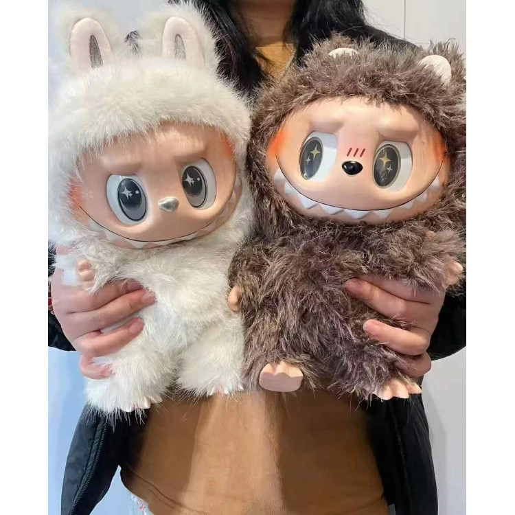 Zimomo Labubu Barna és Fehér 58 cm 38 cm
