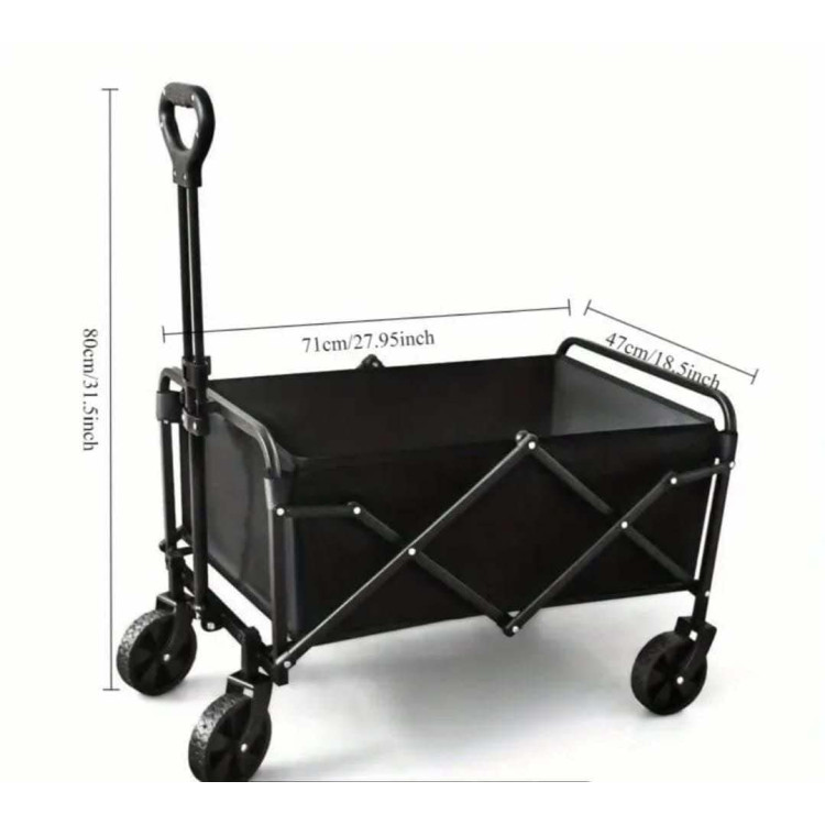 Összecsukható Strandkocsi Kézikocsi Horgászkocsi Tetővel 