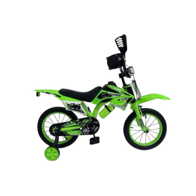 Motorcross Gyerek Kerékpár Fiú Bicikli Kiegészítőkkel