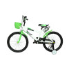 YIBEIQI Gyerek kerékpár –  Kosárral 20" bicikli ZÖLD