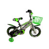 Kontrafékes Gyerek Kerékpár fiú Bicikli Kiegészítőkkel 12" ZÖLD