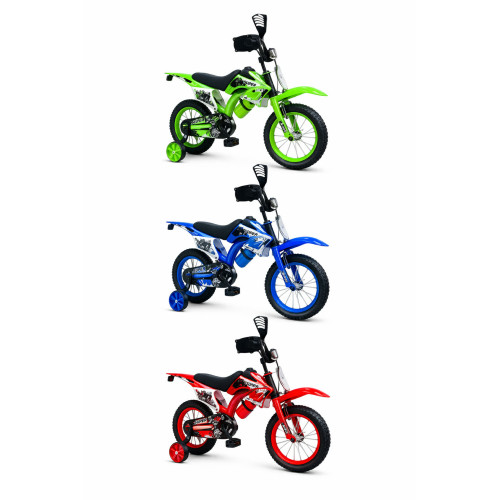 Motorcross Gyerek Kerékpár Fiú Bicikli Kiegészítőkkel 20"