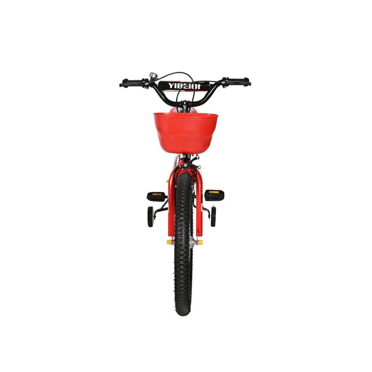 YIBEIQI Gyerek kerékpár –  Kosárral 20" bicikli PIROS