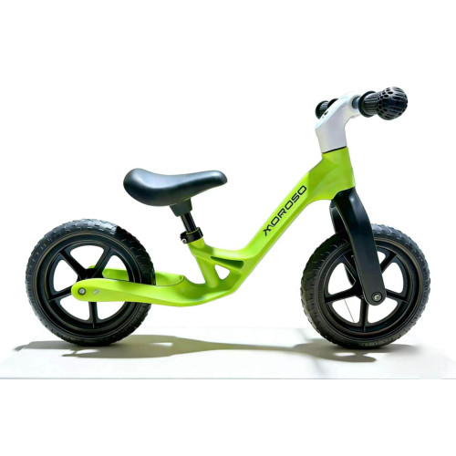 Gyerek futóbicikli 10” – ultrakönnyű tanulóbicikli 2–5 éveseknek Zöld