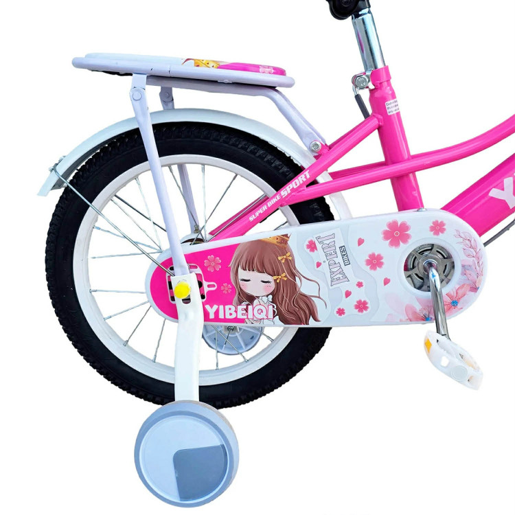 YIBEIQI Gyerek kerékpár –  Kosárral 20" bicikli PINK