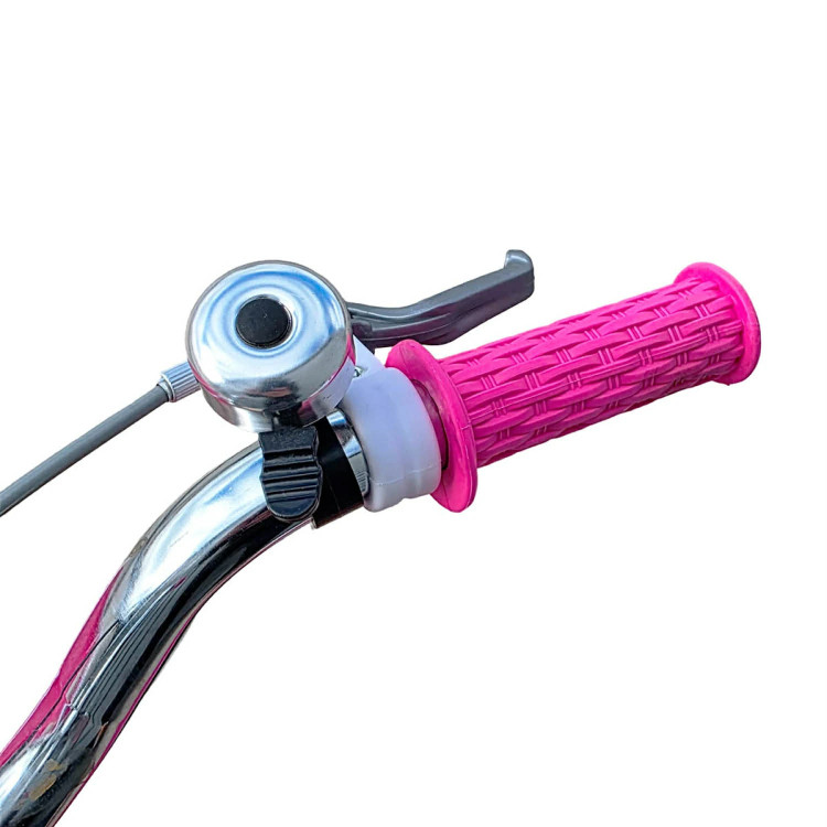 YIBEIQI Gyerek kerékpár –  Kosárral 20" bicikli PINK