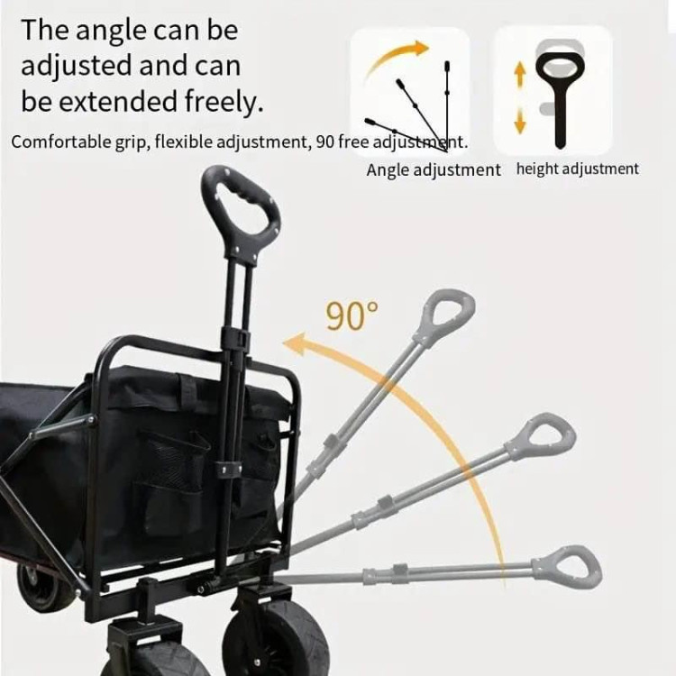 Összecsukható Strandkocsi Kézikocsi Horgászkocsi 