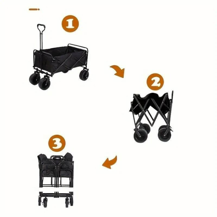 Összecsukható Strandkocsi Kézikocsi Horgászkocsi 