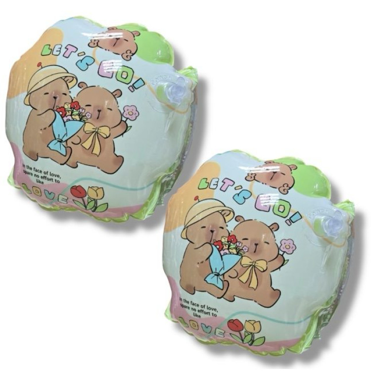 Capybarás Felfújható Karúszó