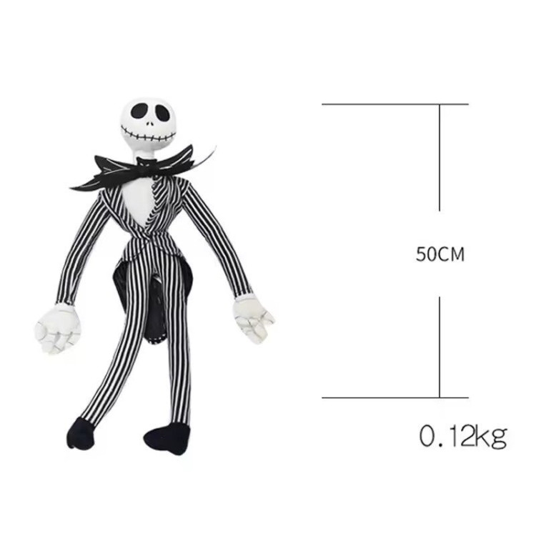 A Karácsonyi Lidércnyomás - Jack Skellington 50 cm Plüss Játék Figura