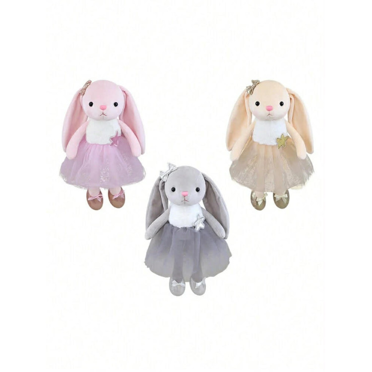 Balerina Plüss Nyuszi 39 cm 3 színben Balerina Plüss Nyuszi 39 cm 3 színben