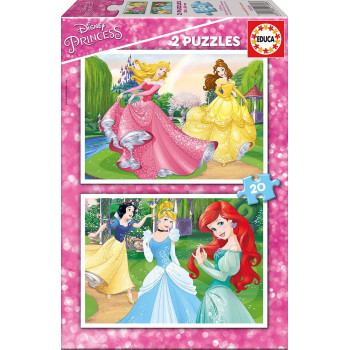 Disney Hercegnők Puzzle  2x20 db EDUCA