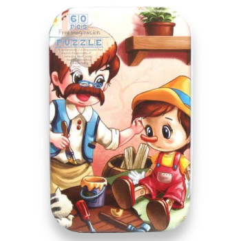 Fa Puzzle 60 db - Pinokkió