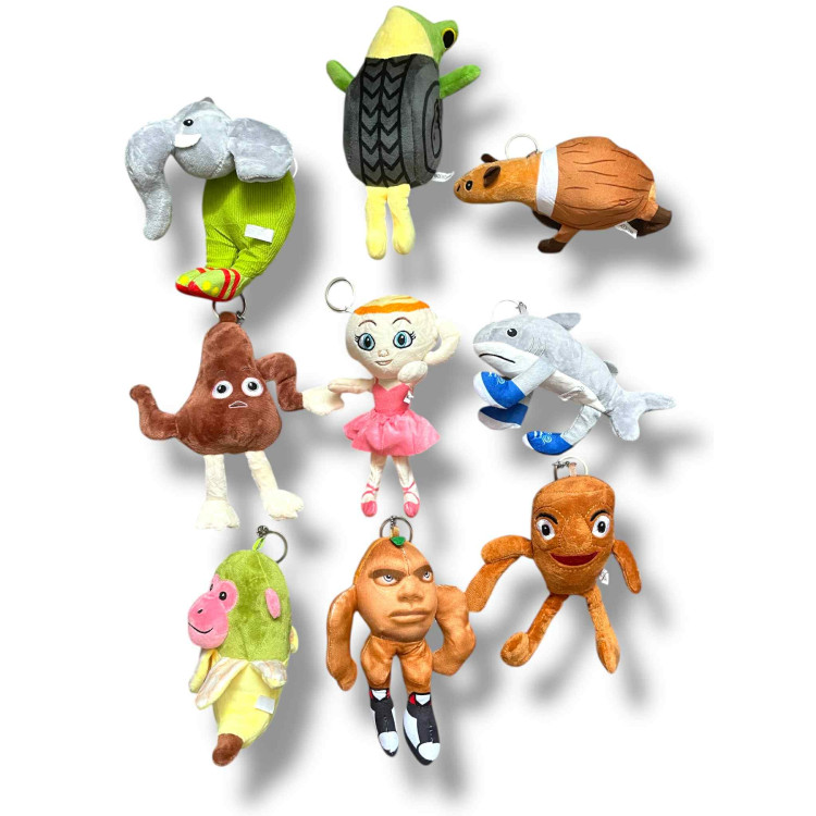 Brainrot Plüss Játék Kulcstartó